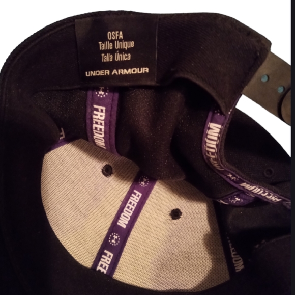 Patriot Wounded Warrior Project Hat Black Snapback New - Picture 6 of 7